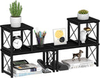Honiter 2 Sets Desk Shelf, Desktop Organizer Shelf, Freestanding Small - Image 8