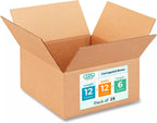 Medium Moving & Shipping Boxes 12"L x 12"W x 6"H