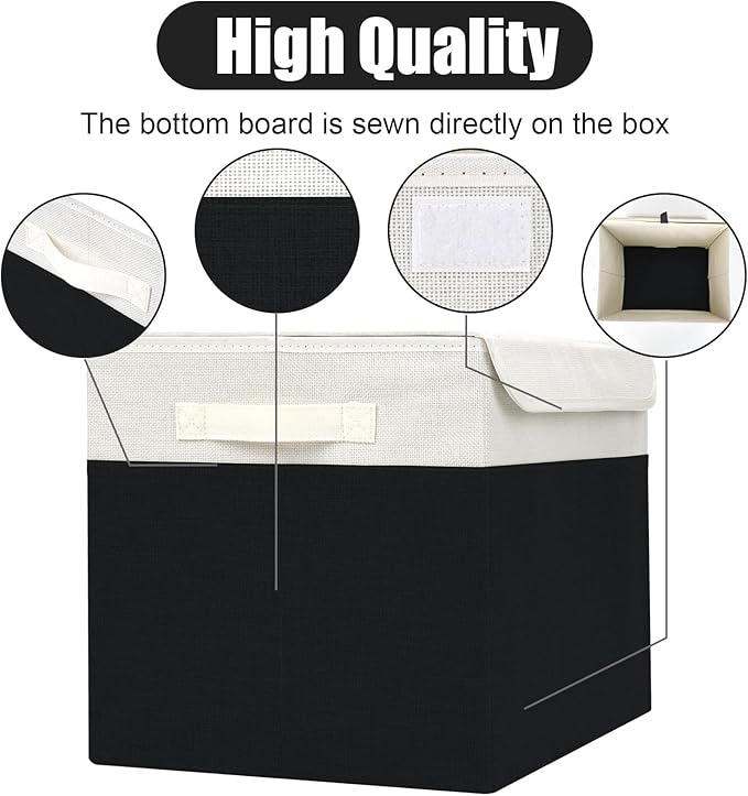 Large 17" 42 Quarts Collapsible Stackable Storage Bins - Image 5