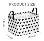 FUULOXE Rectangular Valentines Basket Storage Bin - Image 2