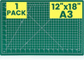 CLOYAN Cutting Mat 12"x18", 1 Pack Double-Sided 5-Ply Self Healing Sewing by CLOYAN