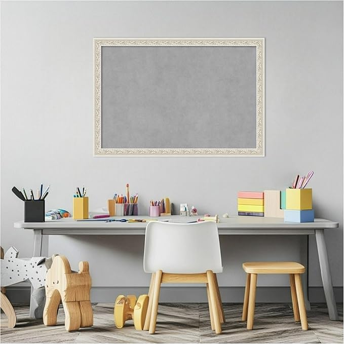 Amanti Art Silver Framed Magnetic Board 18x26 Medium Vision Board - Image 5