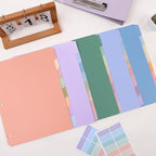 SKYDUE Durable Plastic 8-Tab Dividers, Big Tab Dividers - Image 9
