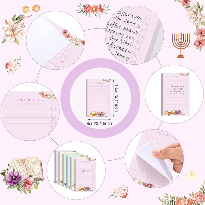300 Sheets to Do List Notepad Daily Checklist Sticky Notes Cute Undated Memo - Image 2