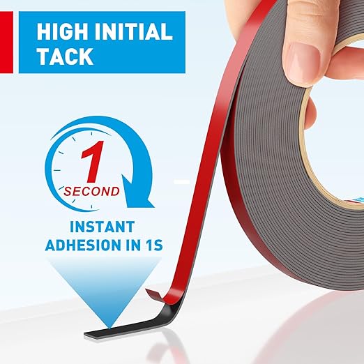 EMITEVER Double Sided Tape Heavy Duty, Tesa Adhesive Mounting Tape Waterproof - Image 3
