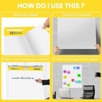 Sticky Easel Pad 25 in x 30 in Post, Large Self Stick Flip Chart Premium Paper - Image 6