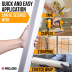 24" x 2" x 2" Reinforced Cardboard Edge Protectors, White (Pack of 12) – 0.16" Thick Heavy-Duty Cardboard Corner Protectors for Shipping – American Quality V-Board Pallet Edge Protectors | 0.16" Thick Heavy-Duty Cardboard Corner Protectors for Shipping