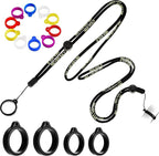 Chinco 16 Pcs Anti Lost Lanyard Set Include 2 Necklace Lanyards Safety Neck by Chinco