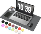 Desk Pad Protector, Leather & Suede Desk Mat, Non-Slip Desk Pad Mat, Large by BLESWIN