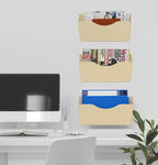 3 Pockets Magnetic File Holder for File Cabinets, Refrigerator, Magnetic Paper - Image 8
