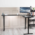 VIVO Electric Corner 75 x 63 inch L-Shaped Standing Desk, Memory Height - Image 7