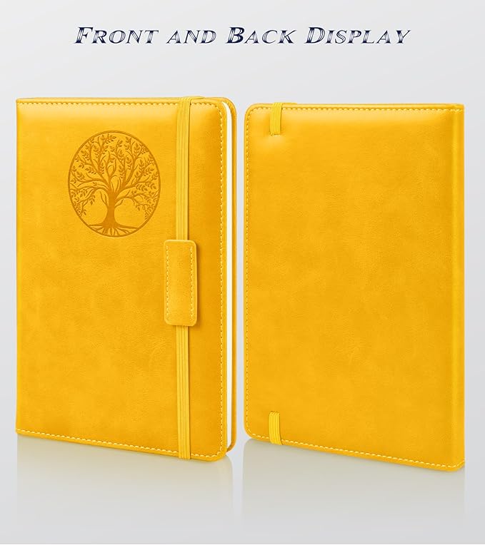 Biuwory Lined Journal Notebook for Women Men, 256 Pages A5 Hardcover Leather - Image 6