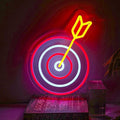 Dart Board Neon Sign for Adult Kids, Dart Target Neon Led Signs, Funny Decor by HousignzNeonLightSigns