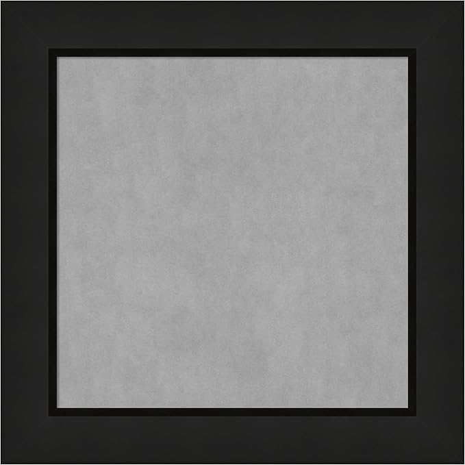 Amanti Art Black Framed Magnetic Board 15x15 X-Small Vision Board by AmantiArt