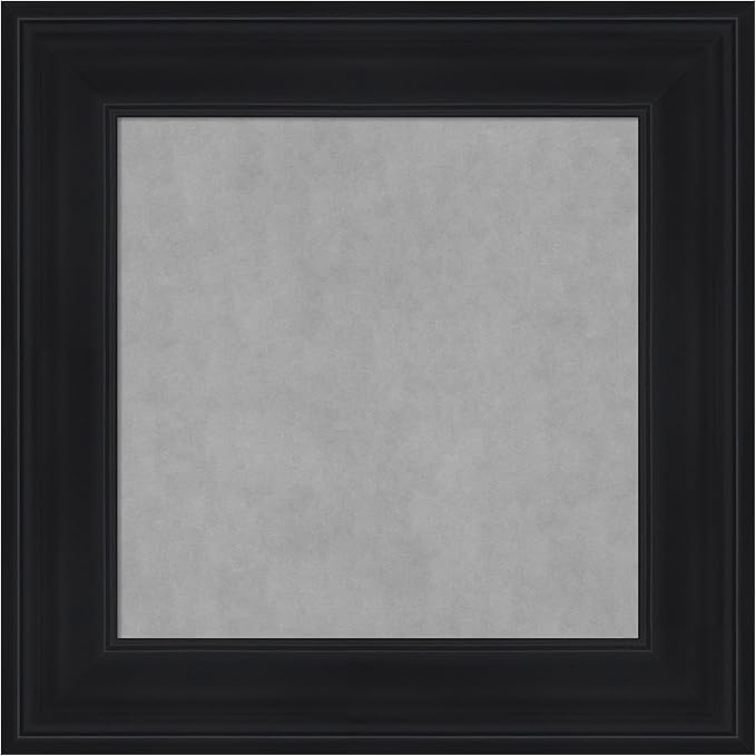 Amanti Art Black Framed Magnetic Board 17x17 X-Small Vision Board by AmantiArt