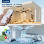 amico 72 inch ceiling fans with lights and, package contents