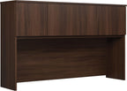 Sauder OfficeWorks Affirm 60" X 36" Hutch, Noble Elm Finish