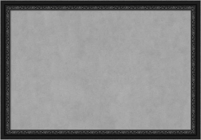 Amanti Art Black Framed Magnetic Board 28x40 Large Vision Board by AmantiArt