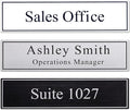 2" x 8" Personalized Office Aluminum Name Plates, Custom Elegant Name Plates by Unknown