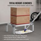 vevor aluminum dunnage rack, 24” x 14” commercial, close-up detail