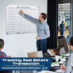Lincia 36"x 24" Real Estate Whiteboard Lined White Board Dry Erase Real Estate - Image 4