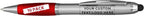 DISCOUNT PROMOS Custom Stylus Ballpoint Pens Set of 10, Personalized Bulk Pack by DISCOUNTPROMOS