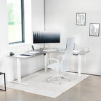 VIVO Electric Corner 75 x 63 inch L-Shaped Standing Desk, Memory Height - Image 8