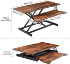 37 Inch Standing Desk Converter - Image 6