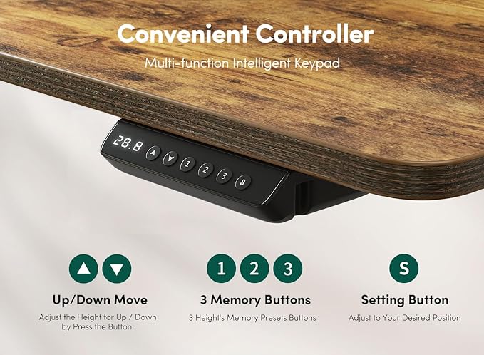 FEZIBO 55" Electric Standing Desk - Image 7