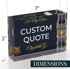 Custom Acrylic Sign Personalized, Custom Desk Name Plate, 18 Styles, - Image 7