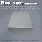 Lineco, 9x12 Clamshell Archival Folio Storage Box, Acid-Free - Image 3