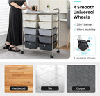 GLACER 10 Drawer Rolling Cart, Storage Cart - Image 6