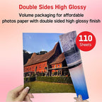 HARtwii 110 Sheets Thick Double Side Glossy Photo Paper 8.5x11 Inches 69lbs - Image 6