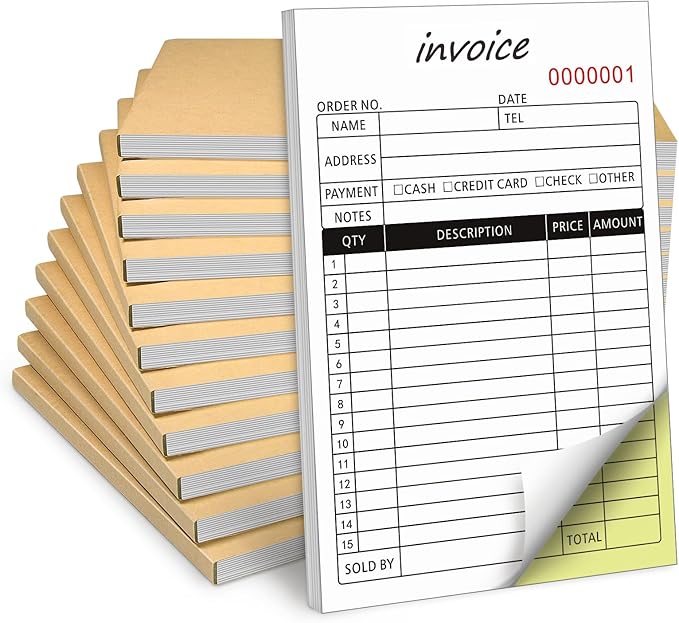 Homvle Invoice Receipt Book by Homvle