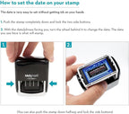 MaxMark Office Self Inking Date Stamp - Image 5