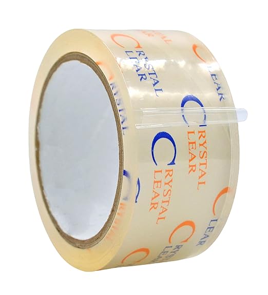 WOD CST22CC Crystal Clear See-Through Packing Tape – 2 inch x 110 yds. by WODTape
