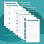 IN-LUXPRO Planner 2026 Daily Weekly and Monthly, 6.5"x3.75", 12 Months Spiral - Image 5