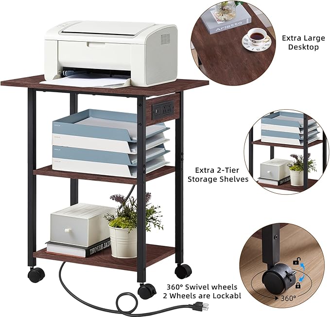 Lerliuo 3-Tier Printer Stand - Image 5