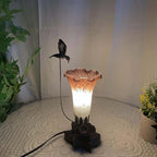 Bieye LS09 Lily Flower Blown Glass Lampshade - Image 4