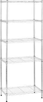 Amazon Basics 5-Shelf Adjustable, Storage Shelving Unit, Steel Organizer Wire by AmazonBasics