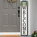 LuZhiQiang Front Porch for Welcome Standing Sign 45"X9" Vertical Tall Long by LuZhiQiang