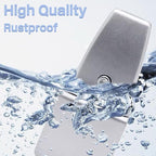 2 Packs Sneeze Guard Support, Aluminum Vertical Partition Board Clamp, Acrylic - Image 4