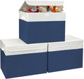 Large 17" 42 Quarts Collapsible Stackable Storage Bins by Bagnizer