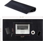 Node Leather - Genuine Leather Desk Pad - Executive Real Leather Desk Mat - - Image 6