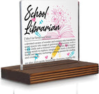 School Librarian Gifts, Thank You Desk Sign by Pariveca