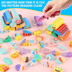 24 Pcs Cute Retractable Eraser for Pencils Cute School Supplies Kawaii Erasers - Image 3