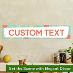Custom Sign, Custom Street Sign, 11 Font Colors, 13 Font Styles, 4 Hole Options - Image 4