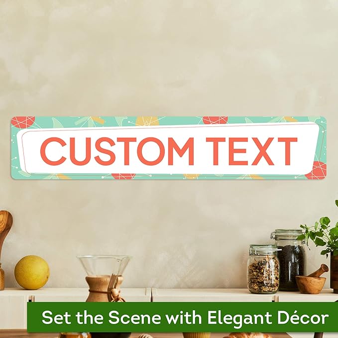 Custom Sign, Custom Street Sign, 11 Font Colors, 13 Font Styles, 4 Hole Options - Image 4