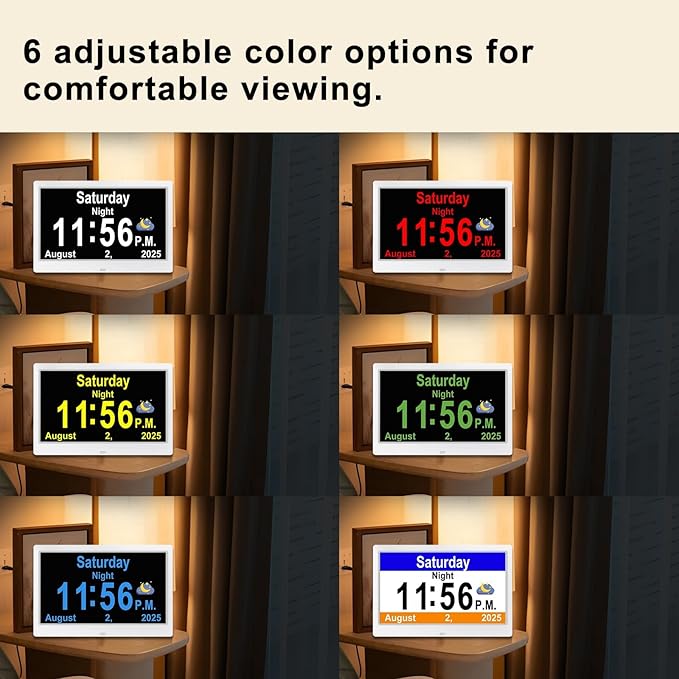 SSYA Dementia Clocks with Day and Date - Image 5