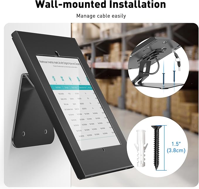 AboveTEK Anti-Theft Tablet Stand – iPad Locking & Security Stand, Countertop & - Image 5